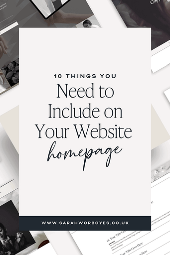 10 Things You Need to Include on Your Website Homepage for a Better User Experience