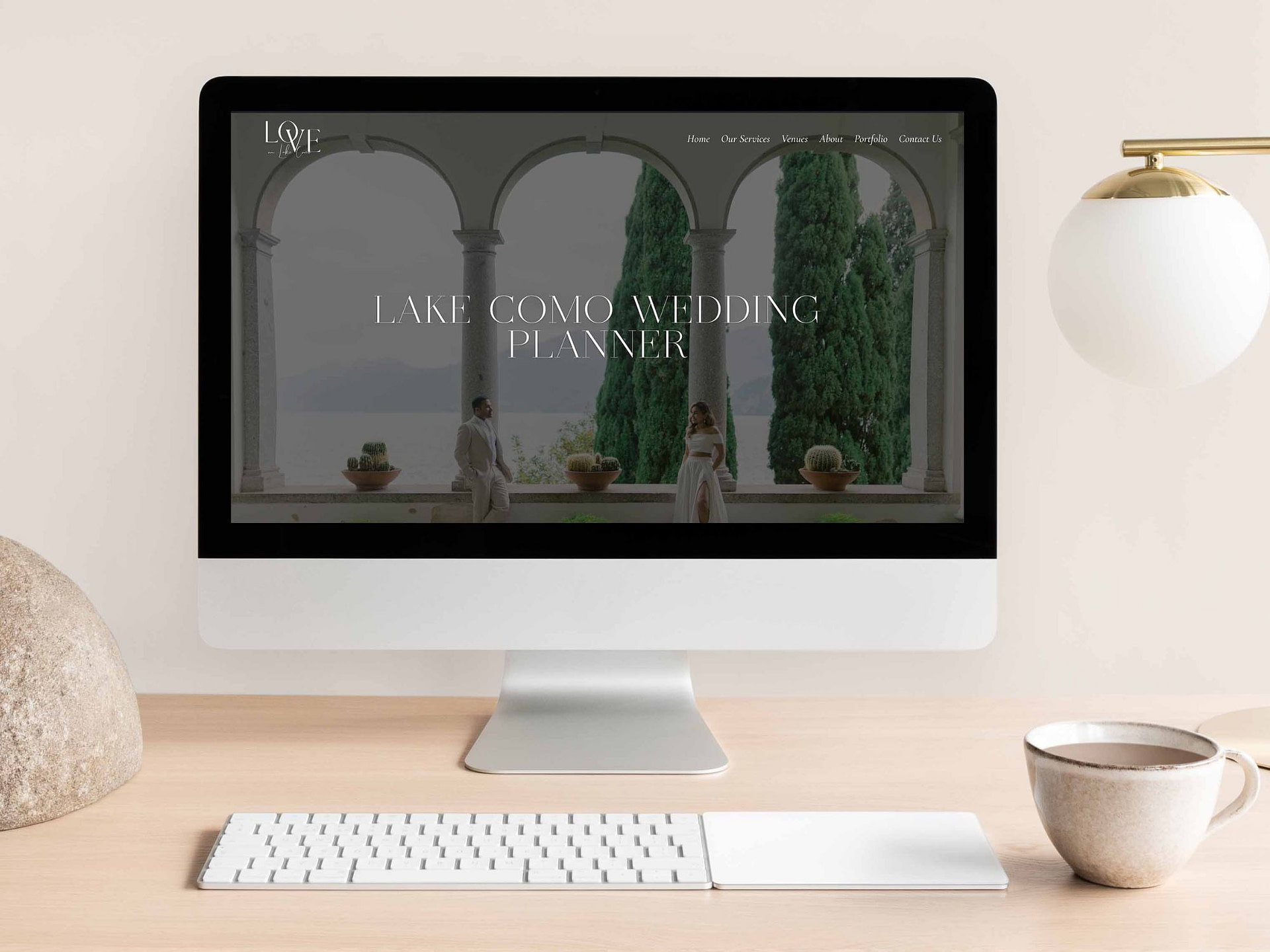 Love On Lake Como Wedding Planner Bespoke Website Design Sarah Worboyes Portfolio